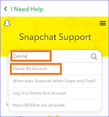 How to temporarily Delete Snapchat Account on Android - Snapchat support