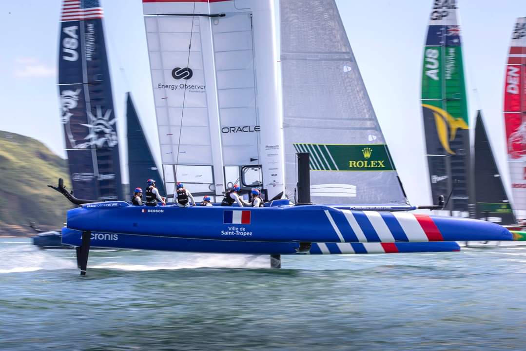 Billy Besson et ses hommes troisièmes du classement général du SailGP