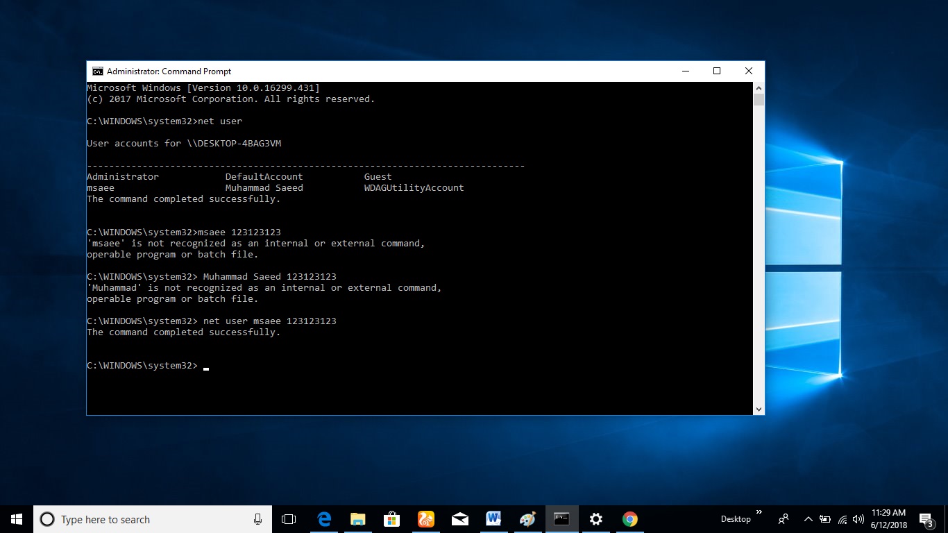 Windows command line password mini size - ukraineee