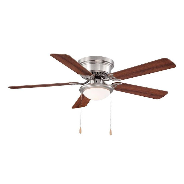 ceiling fan with one light