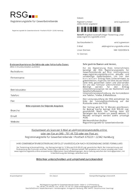 Rsg Group Vertrag Herunterladen Über die RSG Registrierungsstelle für Gewerbetreibende GmbH