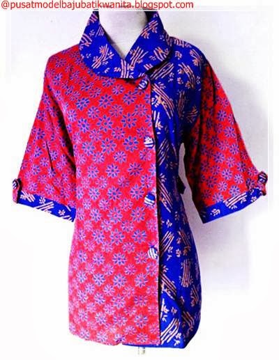  gambar  baju  batik  gamis di sertai blazer  itali site gambar  