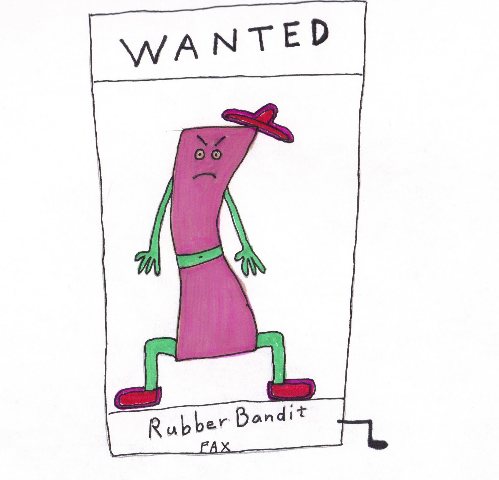 a Day in the Life THE RUBBER BANDIT wanted in all 50 states!