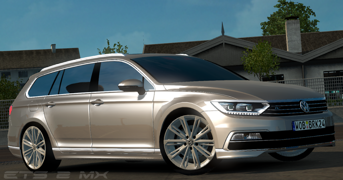 (Auto ETS 2) Volkswagen Passat Rline 2015 ETS 2 Mundo Mod