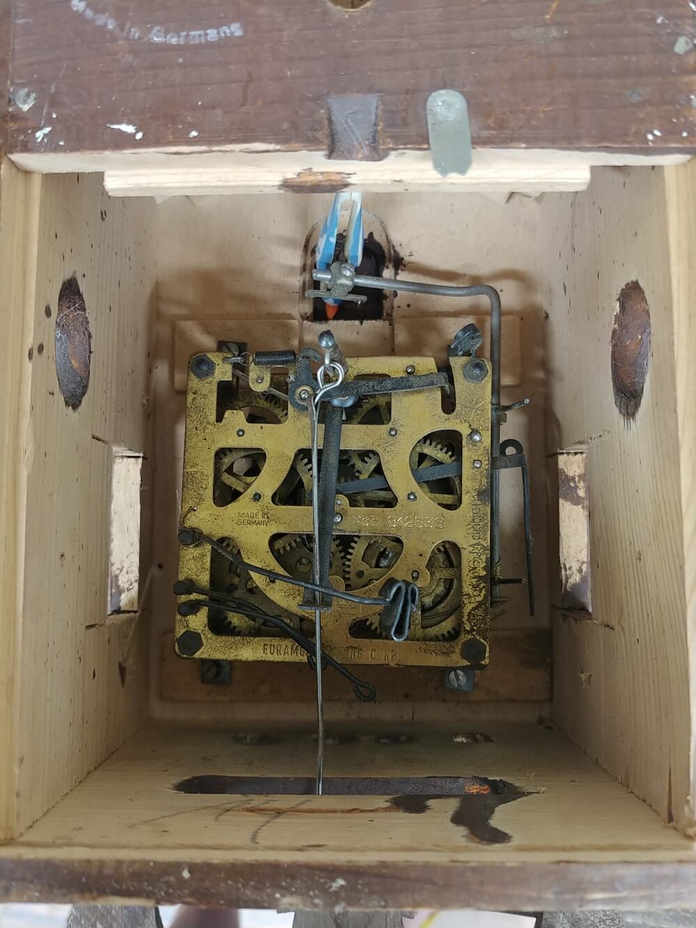 Upcycled Cuckoo Clock Little Vintage Cottage