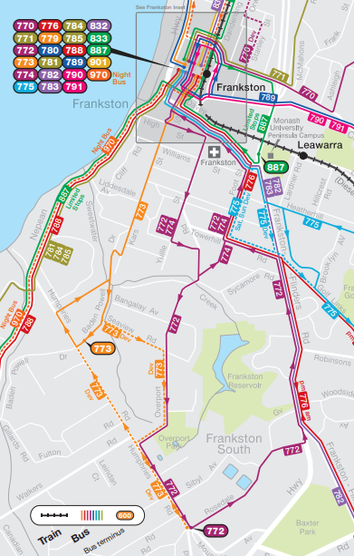 770 bus route map