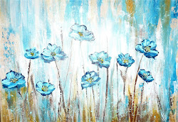 acrylic knife palette easy poppies painting tutorial denise angela anderson ricard dena lee