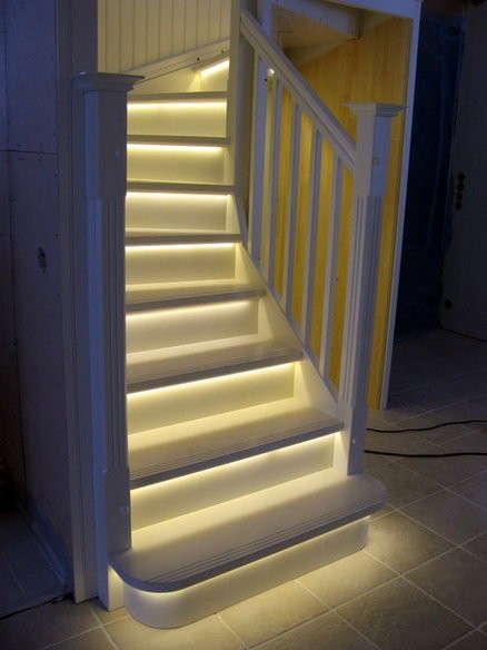DECORA INTERI: Escadas: iluminação