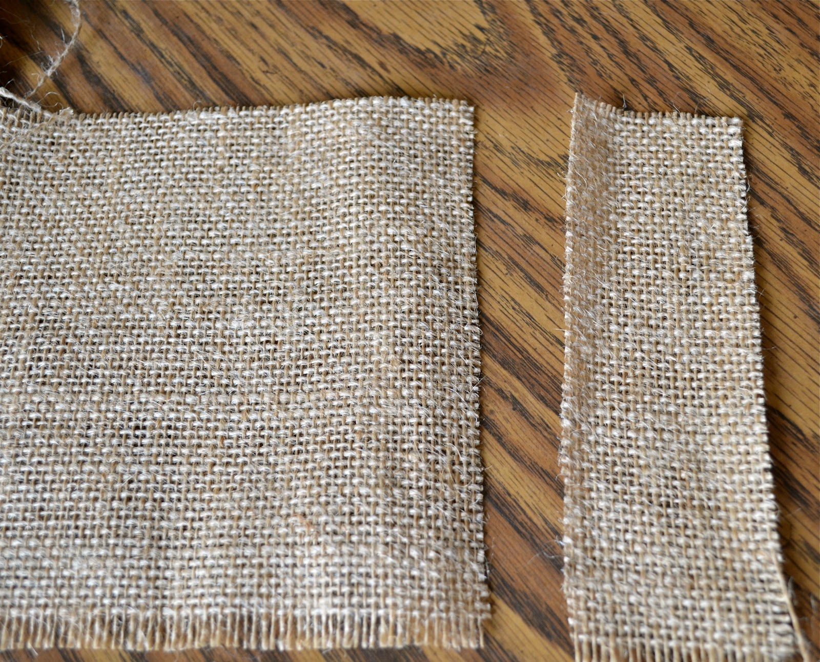 My Best Friend's Blog: How to Cut Burlap
