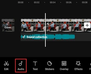 add audio to the project