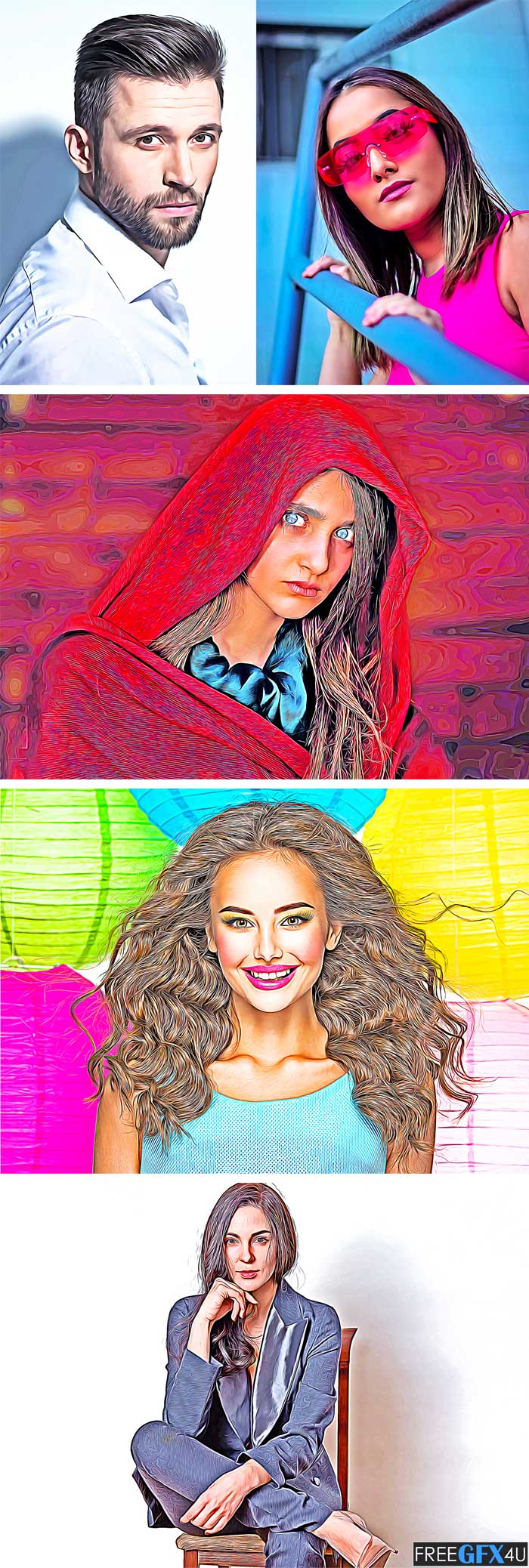 Oil Effect 2 Photoshop Action Free Download Oil Effect 2 Photoshop Action