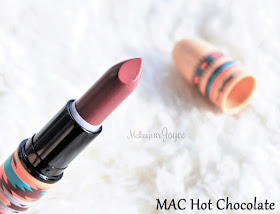 MAC Vibe Tribe 2016 Collection Hot Chocolate Lipstick Swatch Limited Edition