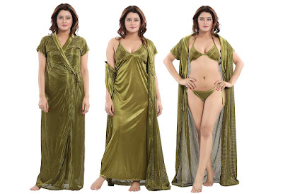 satin nightwear online india