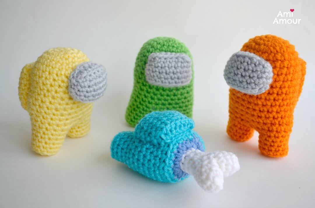 Among us crochet hat pattern free Clearance