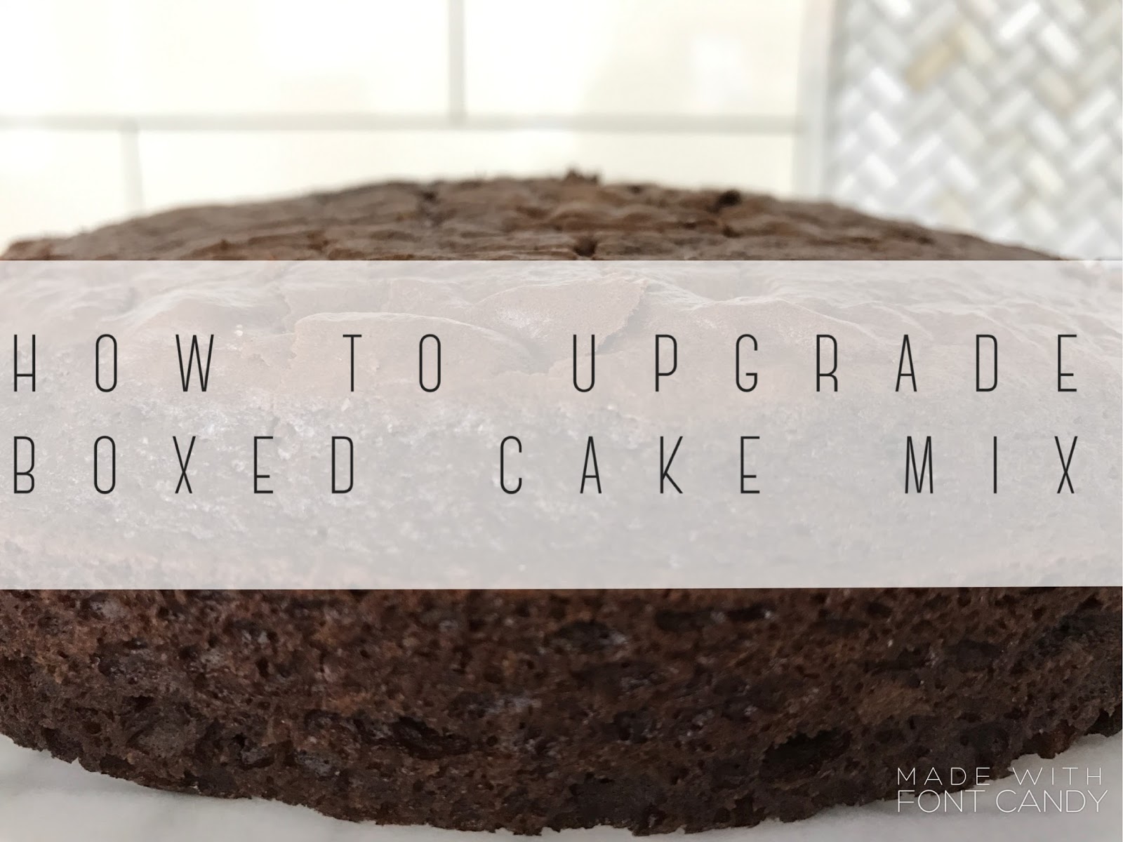 How to Upgrade Boxed Cake Mix