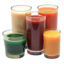 Glasses of Raw Juice