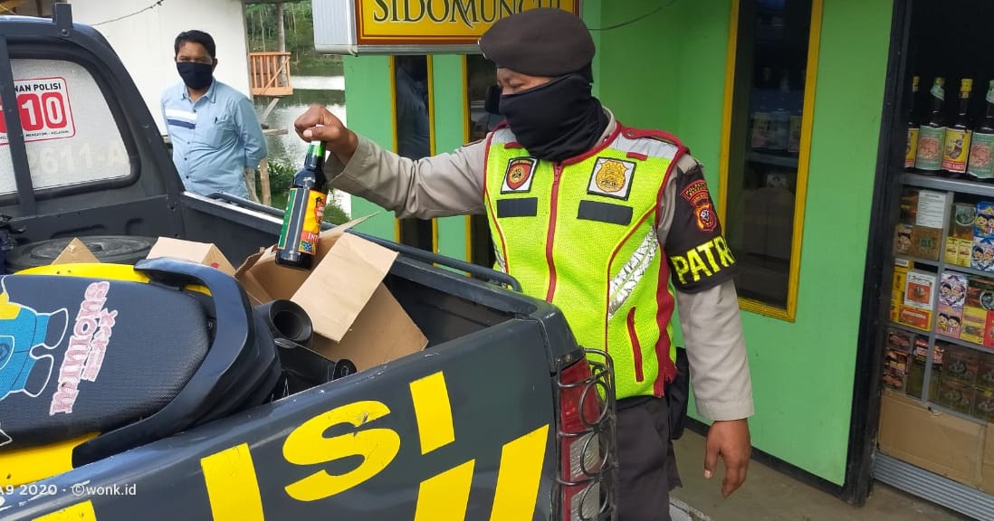 Polsek Pangalengan Polresta Bandung Cegah Peredaran Miras Dengan