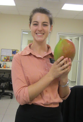 Look at this ginormous mango!