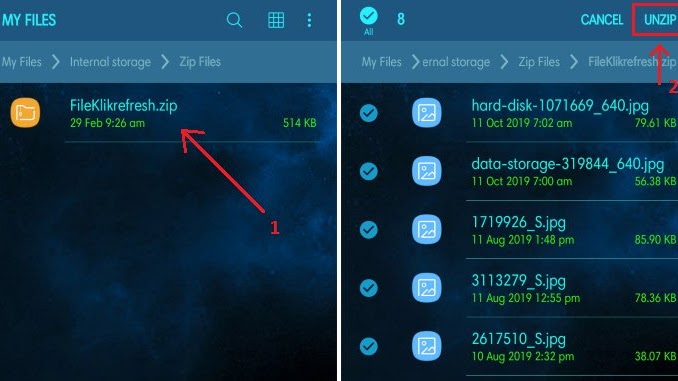 Cara Ekstrak File Zip Di Android Tanpa Aplikasi Klik Refresh Cara Ekstrak File Zip Di Android Tanpa Aplikasi Klik Refresh