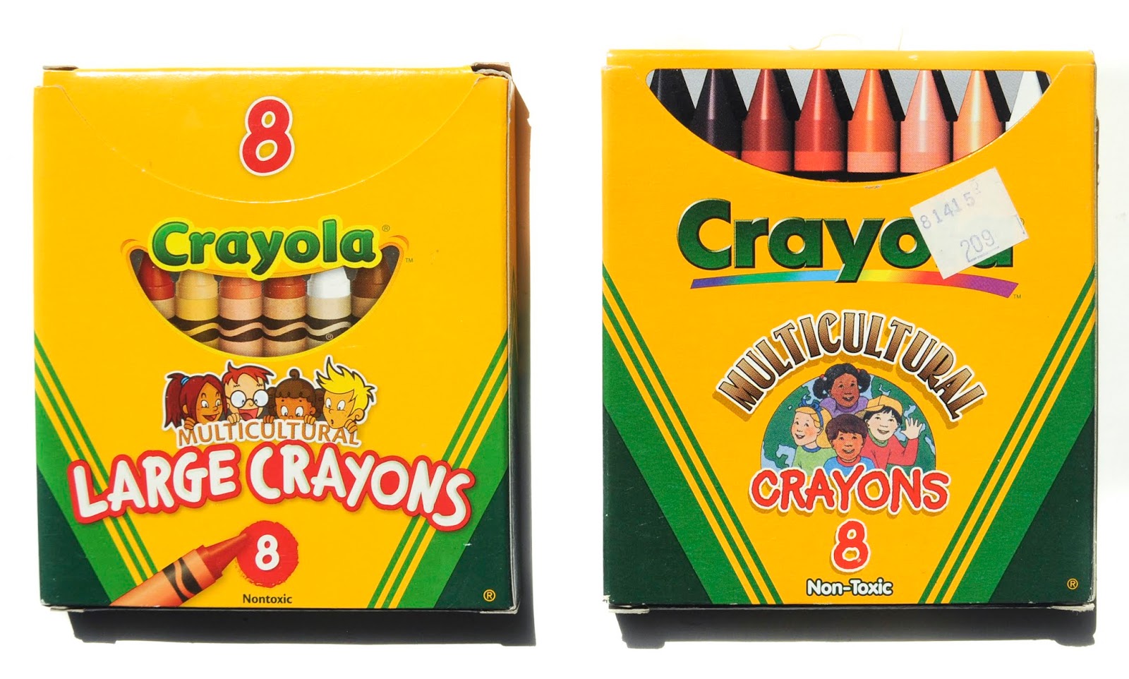 CRAYOLA® MULTICULTURAL CRAYONS, PACK 8 COLORS