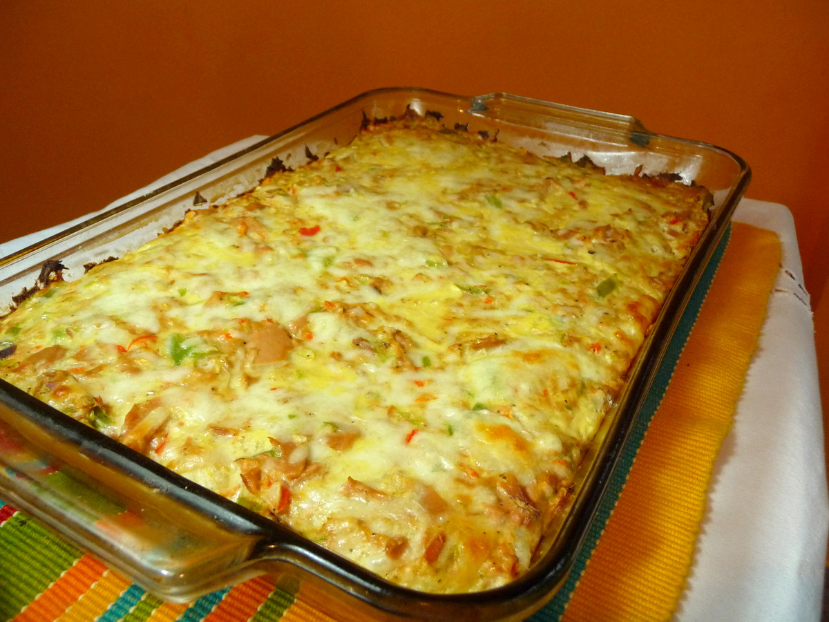 CRUNCHY TUNA PIE CASSEROLE