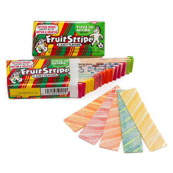 The Newest Rant the Haters, I Love Fruit Stripe Gum