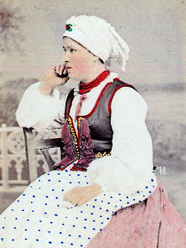 FolkCostume&Embroidery: Costume of western Krakow region