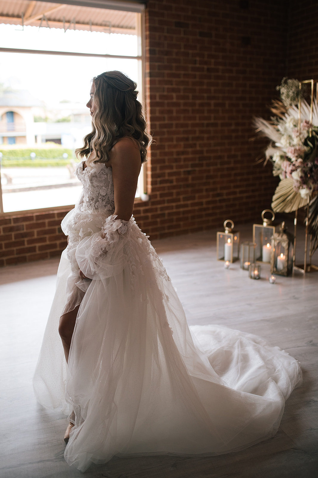on the aisle blog | ballerina bridal shoot jennifer burch photography central coast weddings nsw bridal gowns floral design pinic setup cake