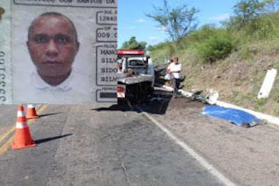 Choque entre veiculos deixa uma vitima fatal em Serra Preta