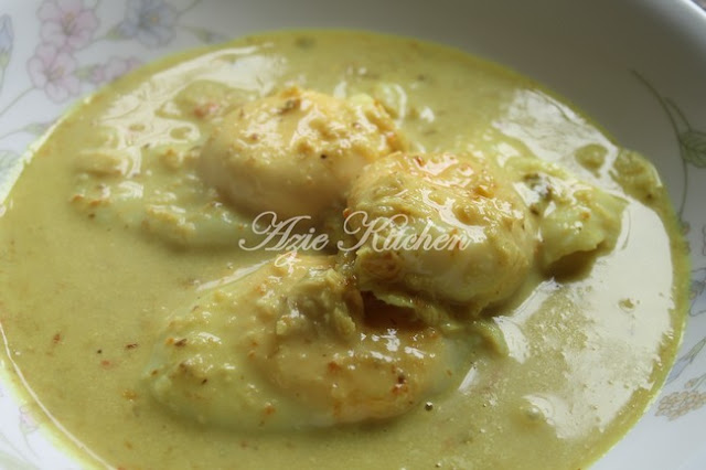 Gulai Telur Itik Cara Kelantan