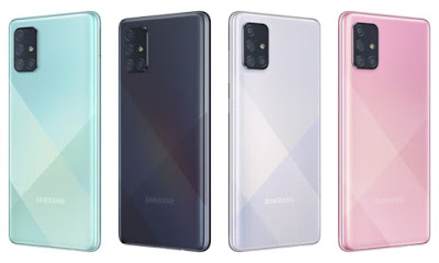 أربع خيارات من الألوان لهاتف جالاكسي A71 Galaxy-A71-Quad-colors