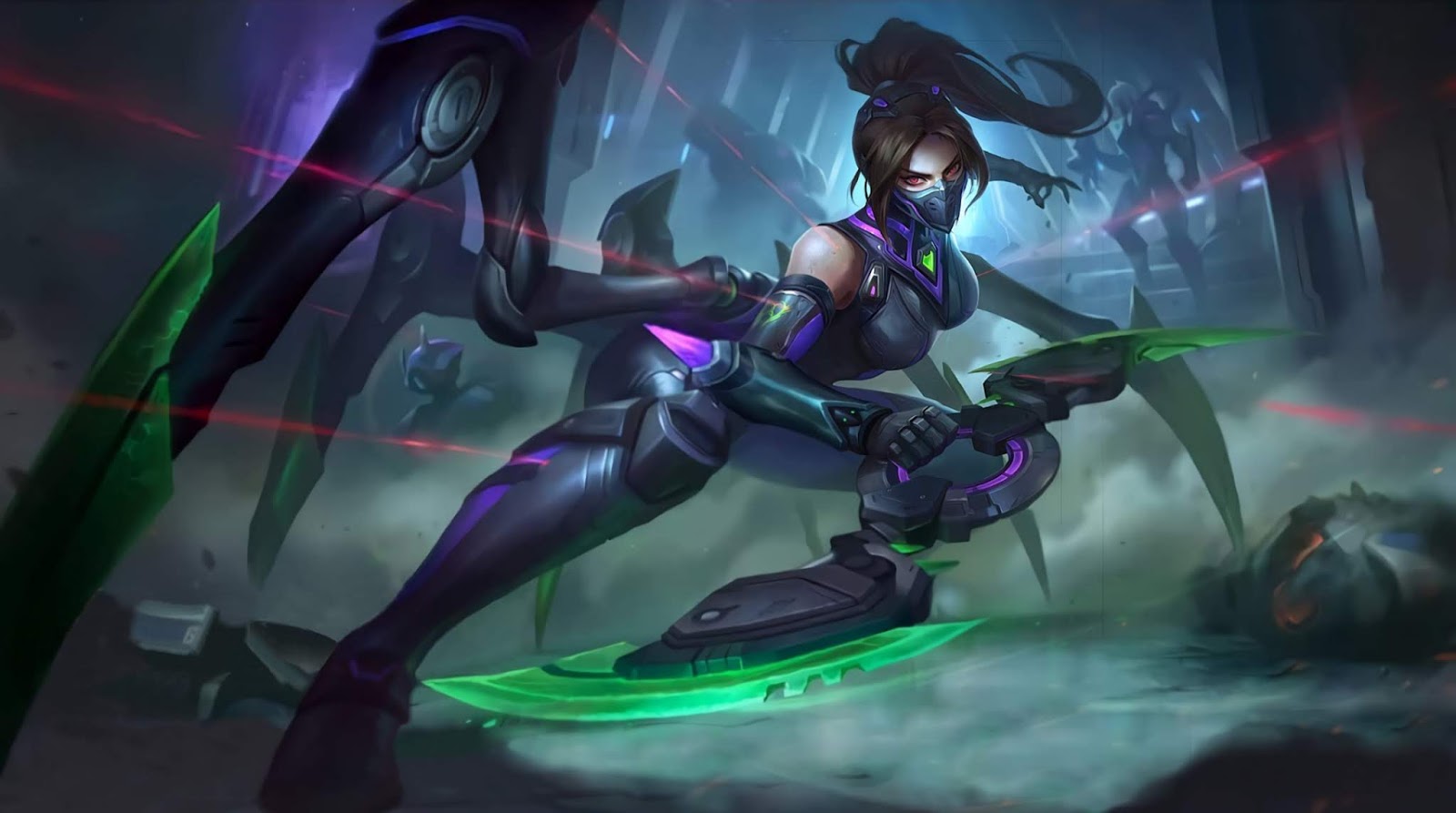 Gusion Mobile Legends Heroes Wallpaper Hd 294 Hanabi V.E.N.O.M. Nephila wall