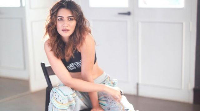 Kriti Sanon Is Feeling Lazy In Super Cool Crop Top And Pants.