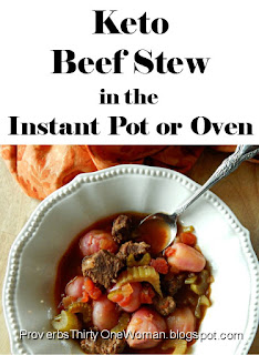 Keto Instant Pot Beef Stew