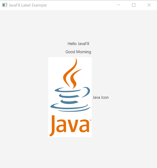 Programming for beginners: JavaFX: Working with Label widget