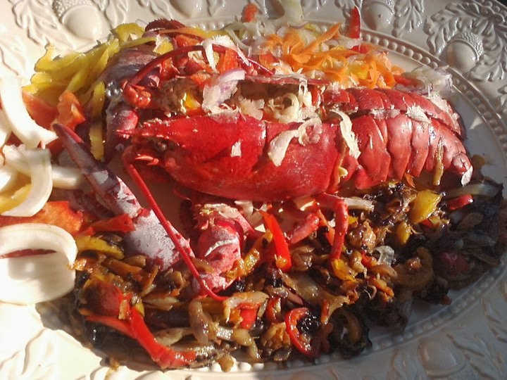 Sale Pepe e Fantasia..in cucina Astice alla Catalana con Verdure