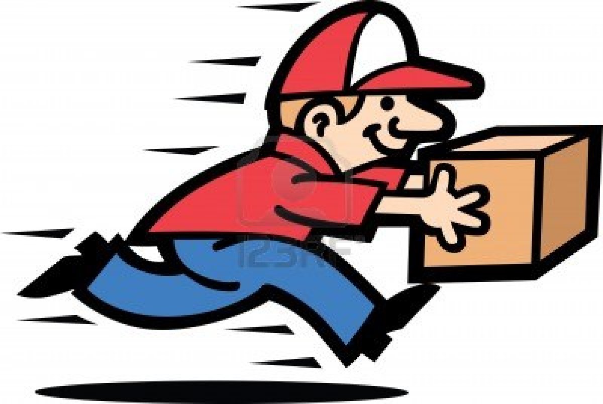 delivery man clip art free - photo #39