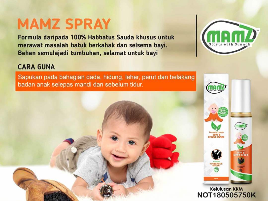 Ubat Spray Selsema Bayi  Nelpon y