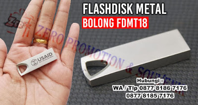 USB Metal Slim FDMT18, USB Metal Bolong, Flashdrive Metal Bolong, Flash Disk Metal Slim FDMT18, Flashdisk Tutup Botol, Usb Promosi jenis metal