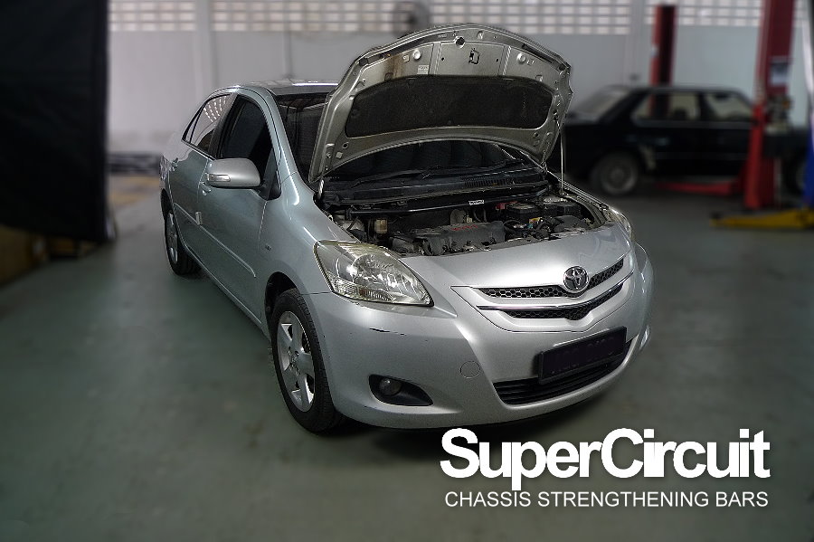 SUPERCIRCUIT CHASSIS STRENGTHENING BARS Toyota Vios NCP93 Front Strut
