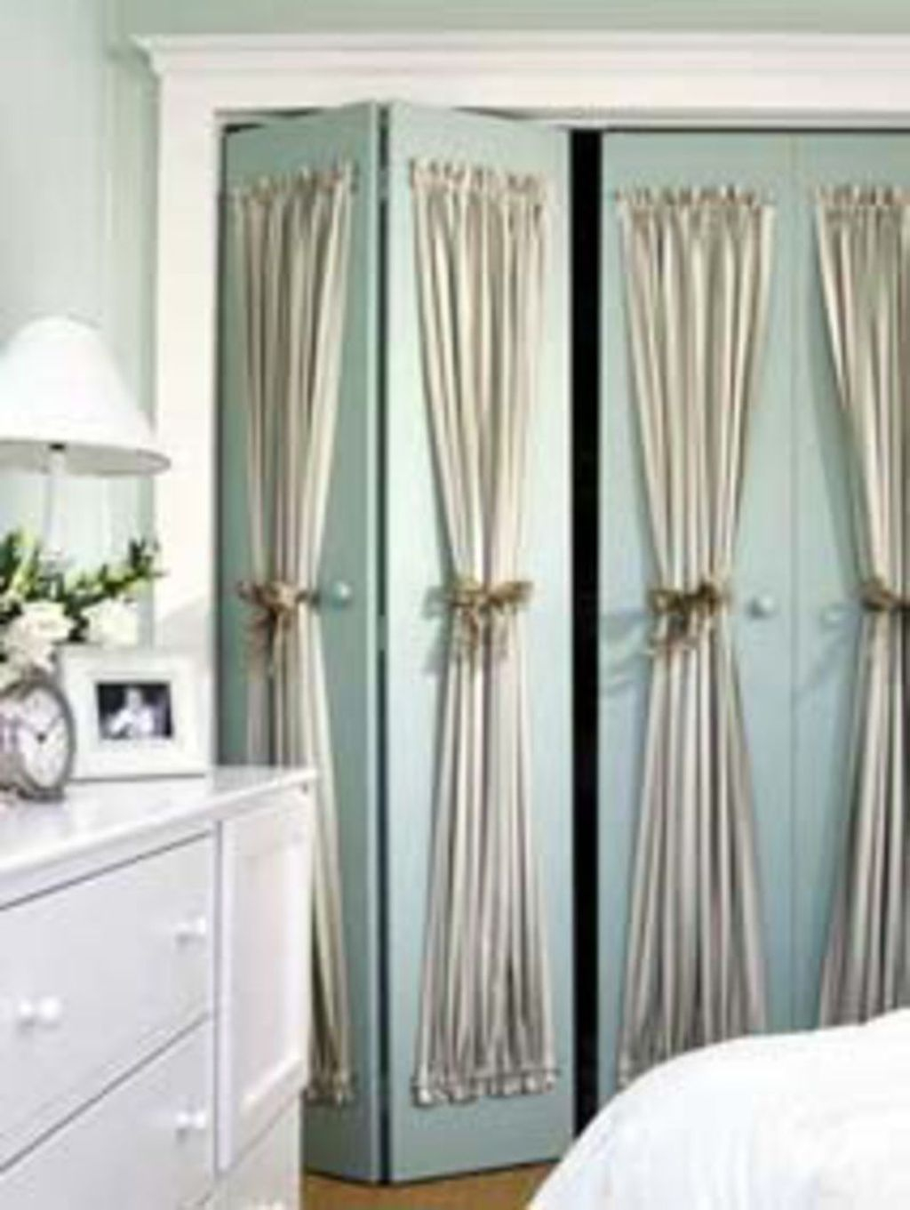 45+ Stylish Diy Closet Door Curtains Ideas