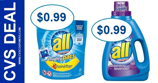 All Laundry Detergent CVS Deal  