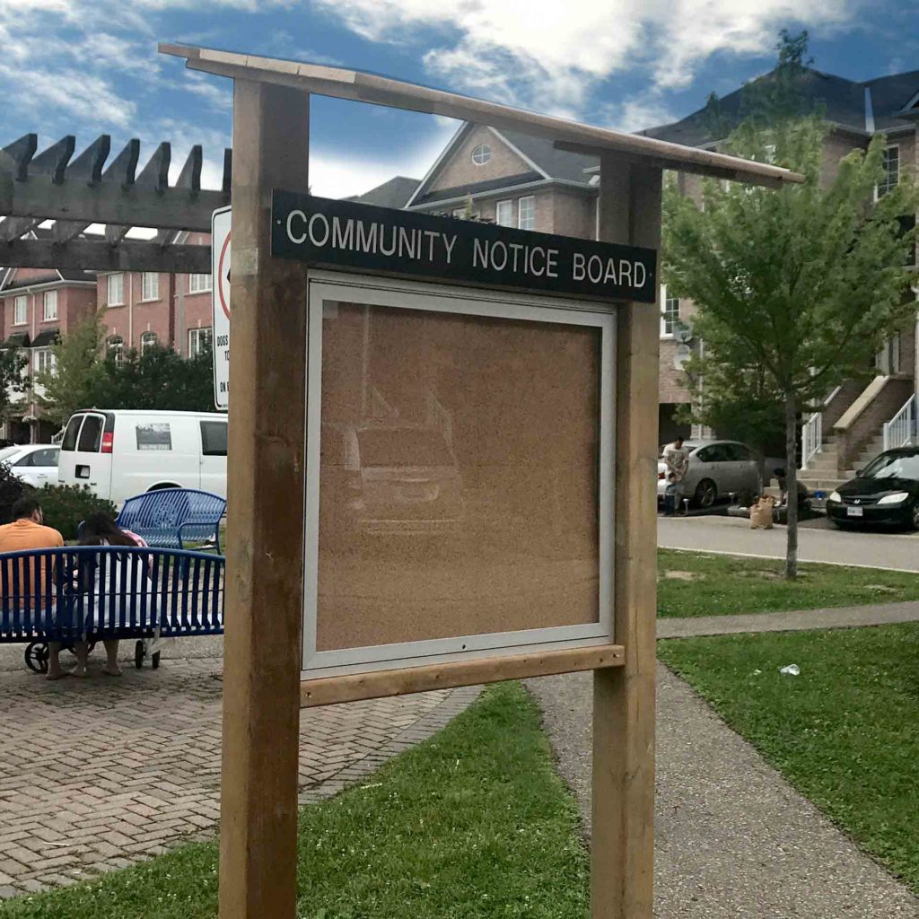 Creating Community Spirit with Outdoor Notice Boards Creating