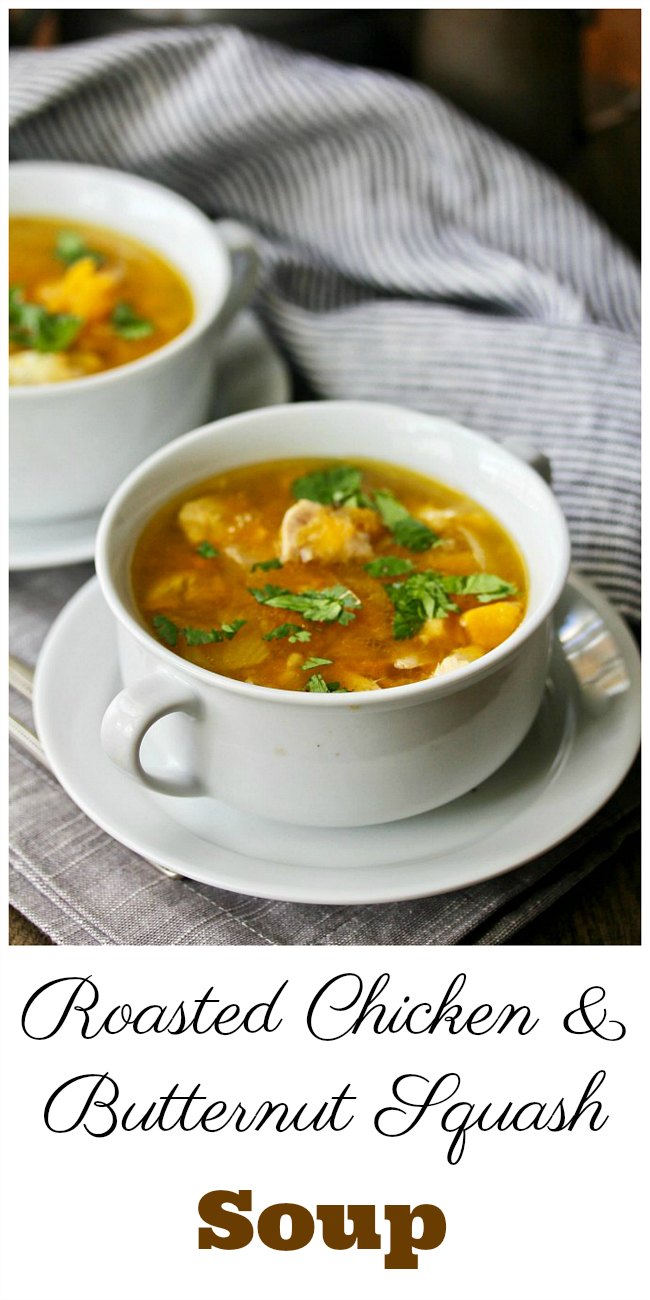 Roasted Chicken and Butternut Squash Soup Recipe