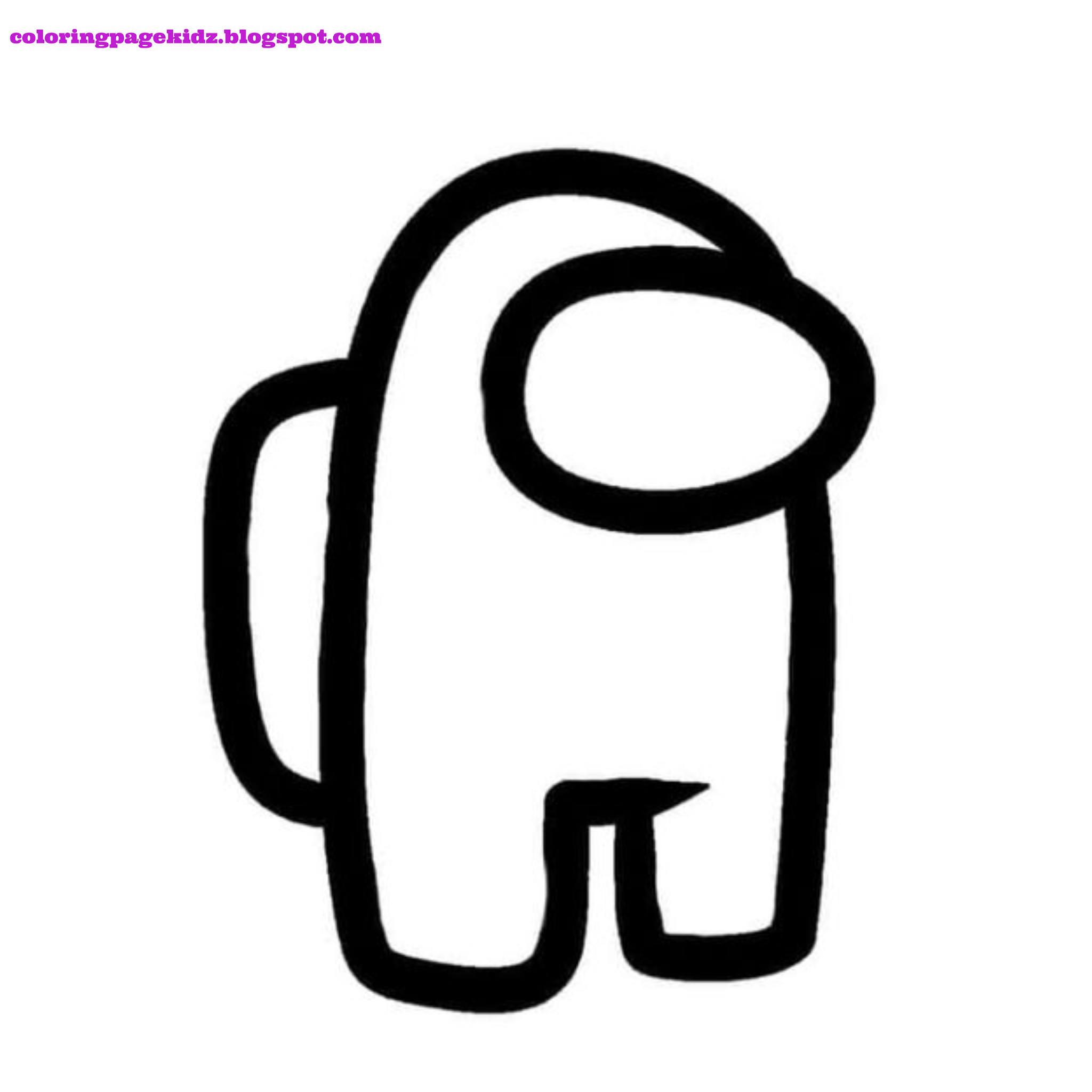 Among Us coloring page