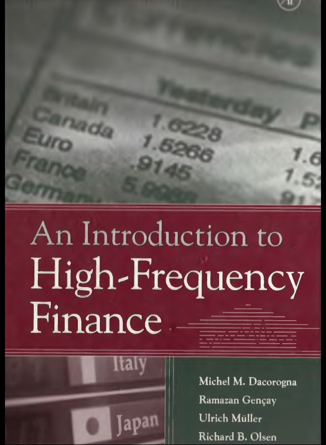 An Introduction to High Frequency Finance ,1st Edition
