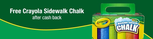 free Crayola Sidewalk Chalk offer