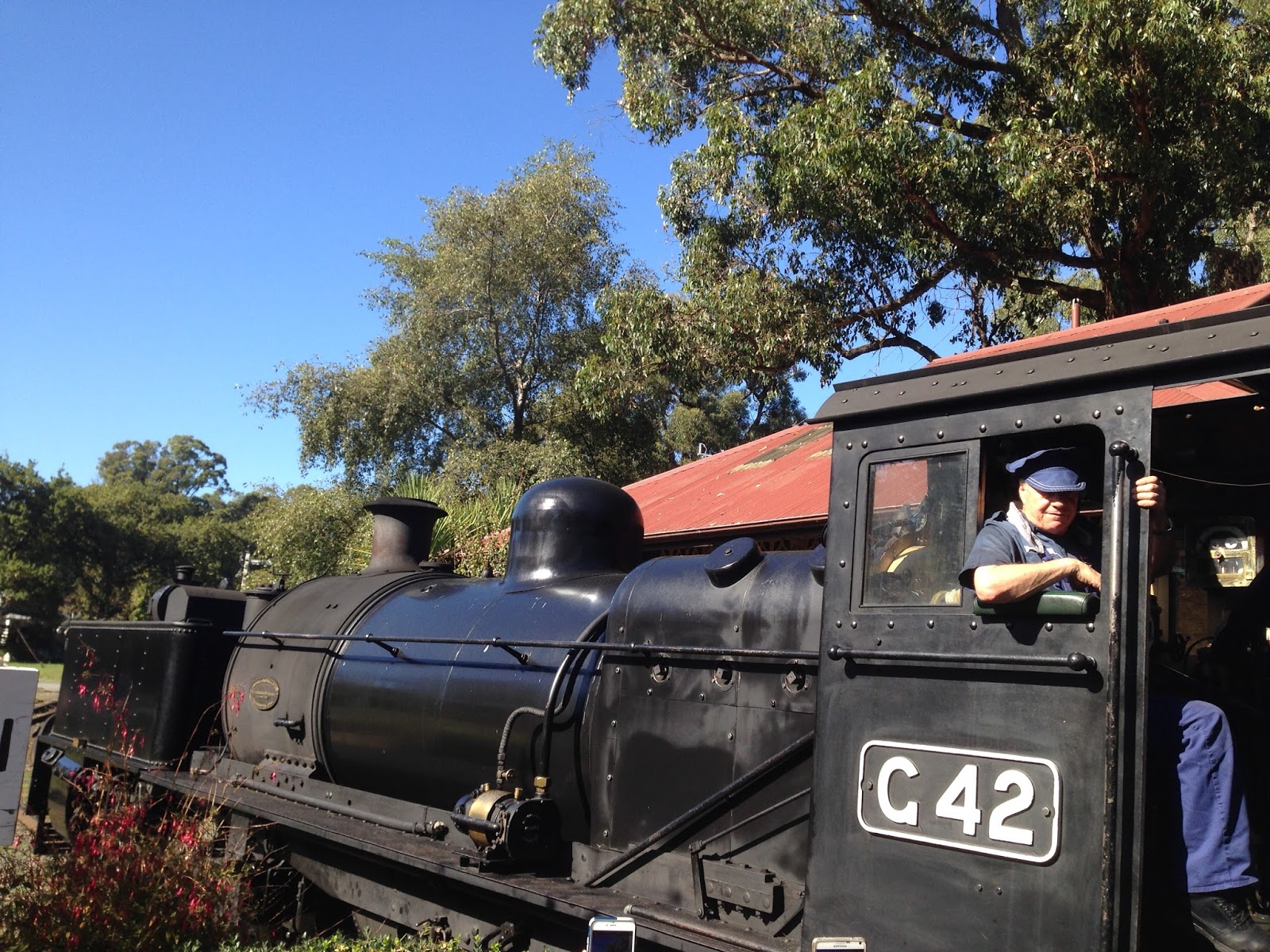 I am who I am Going on Puffing Billy, Yarra Valley Chocolate Factory