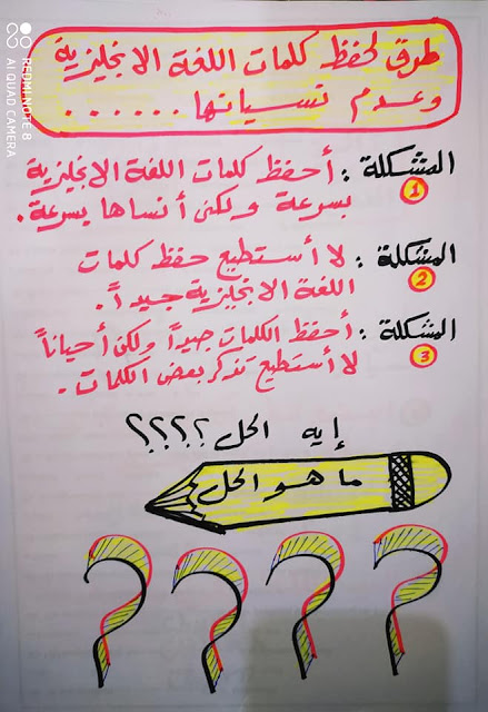 طريقة لحفظ كلمات اللغة الانجليزية وعدم نسيانها 1