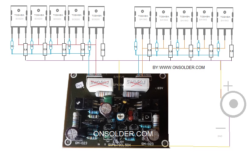 Cara Menambah Transistor Final Amplifier - Onsolder